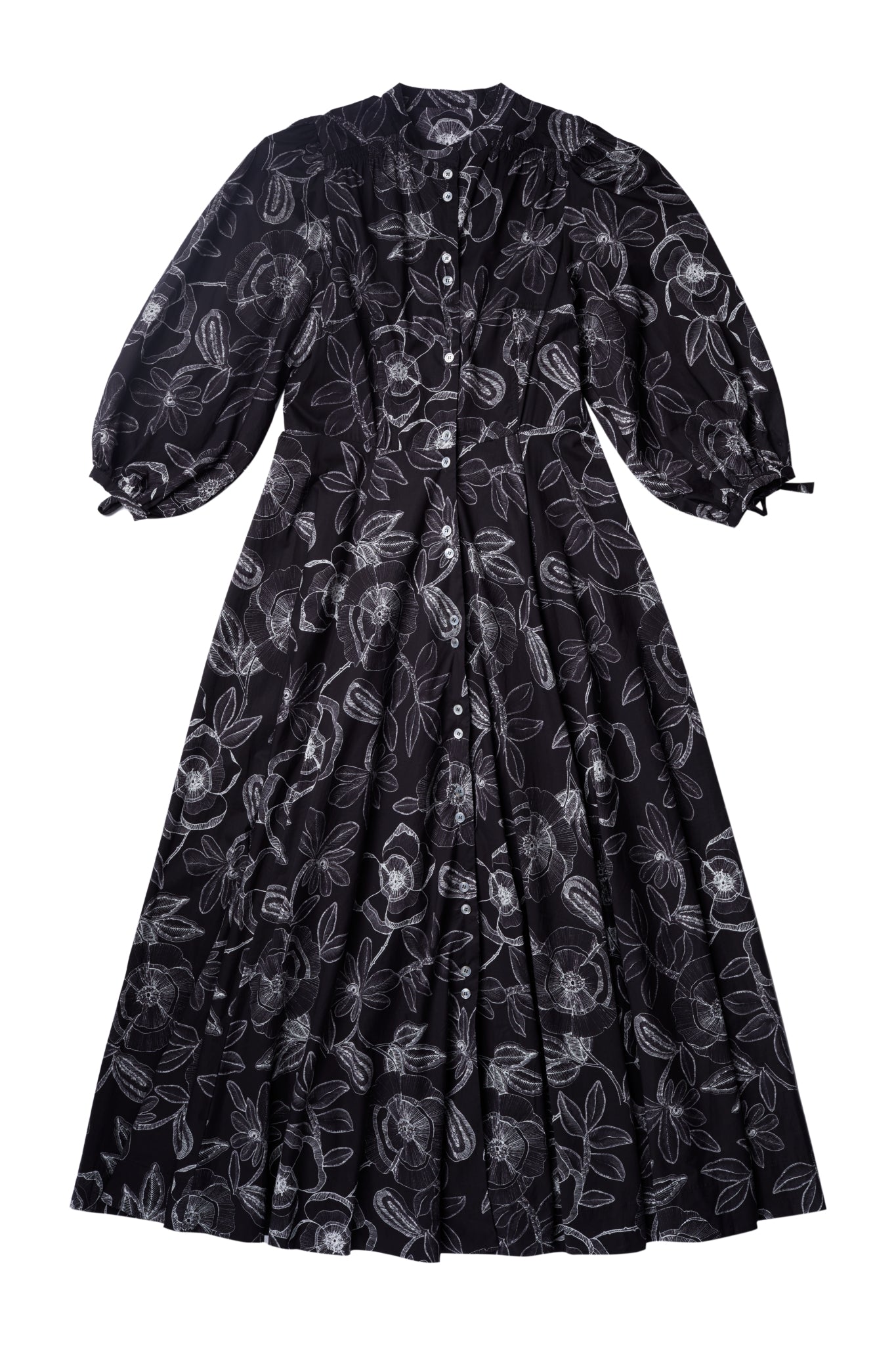 UNAYA BUTTONDOWN COTTON DRESS