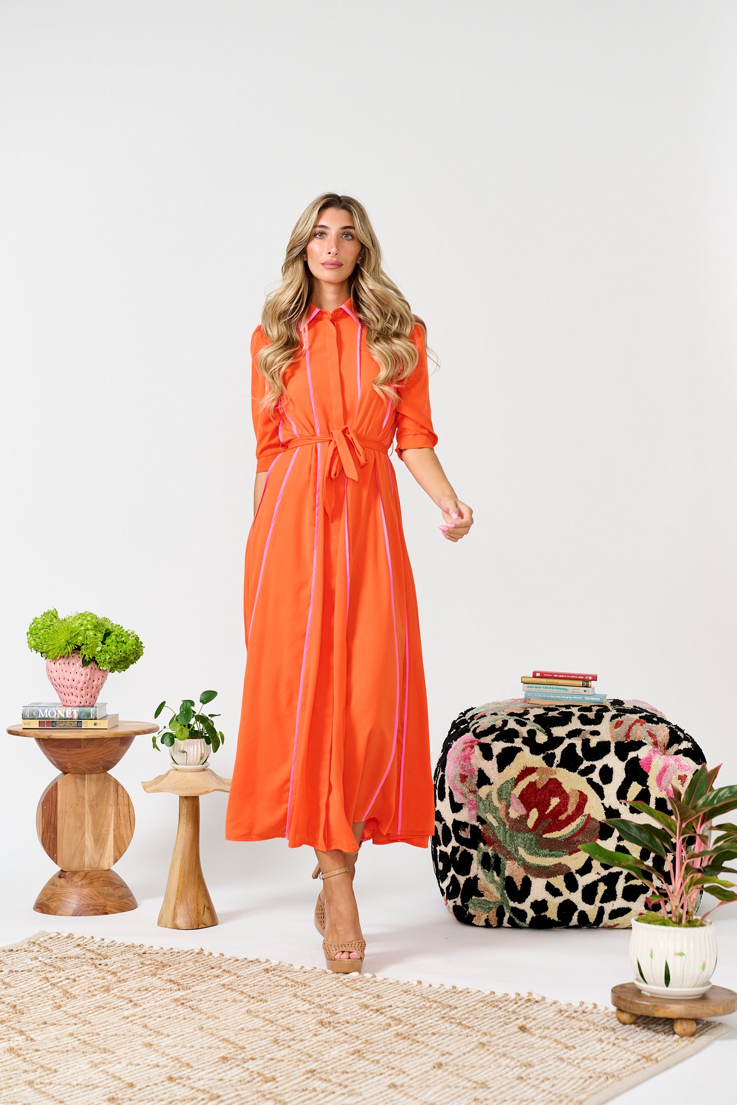 PAPER PARACHUTE SUNBURST DRESS