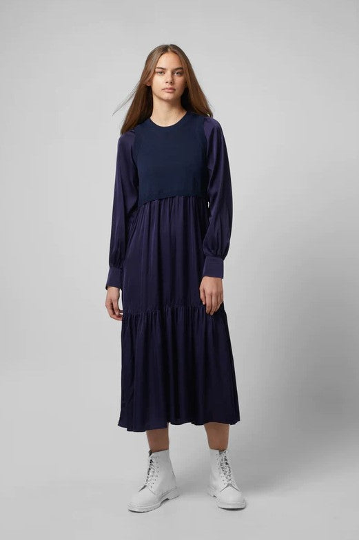 ELLE OH ELLE FAUX VEST OVERLAY DRESS