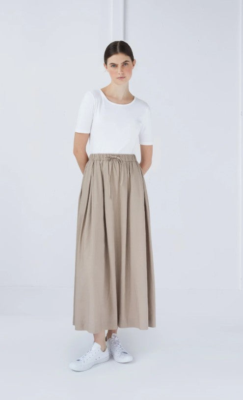 UNAYA MINDY LINEN SKIRT
