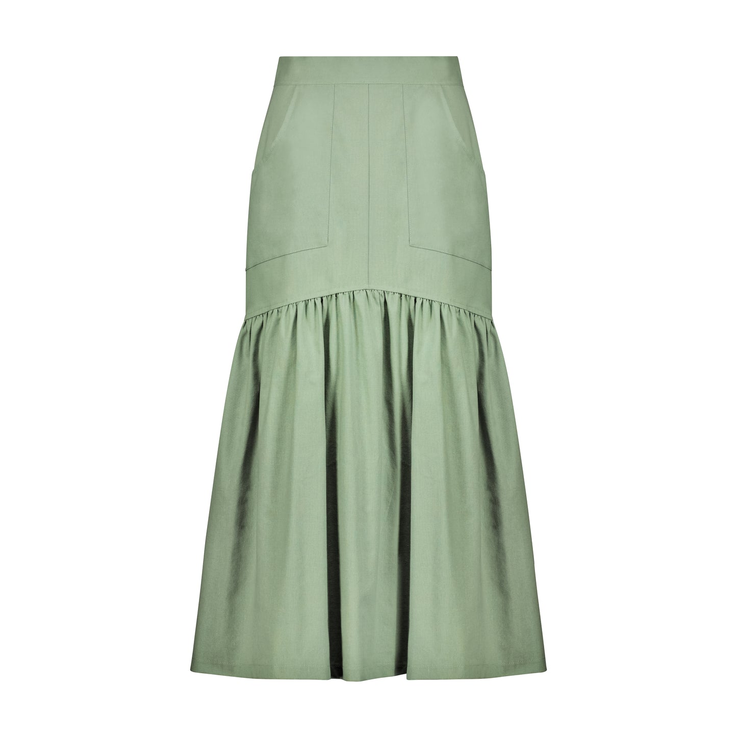 ELLIE MAKIR POCKET MIDI SKIRT