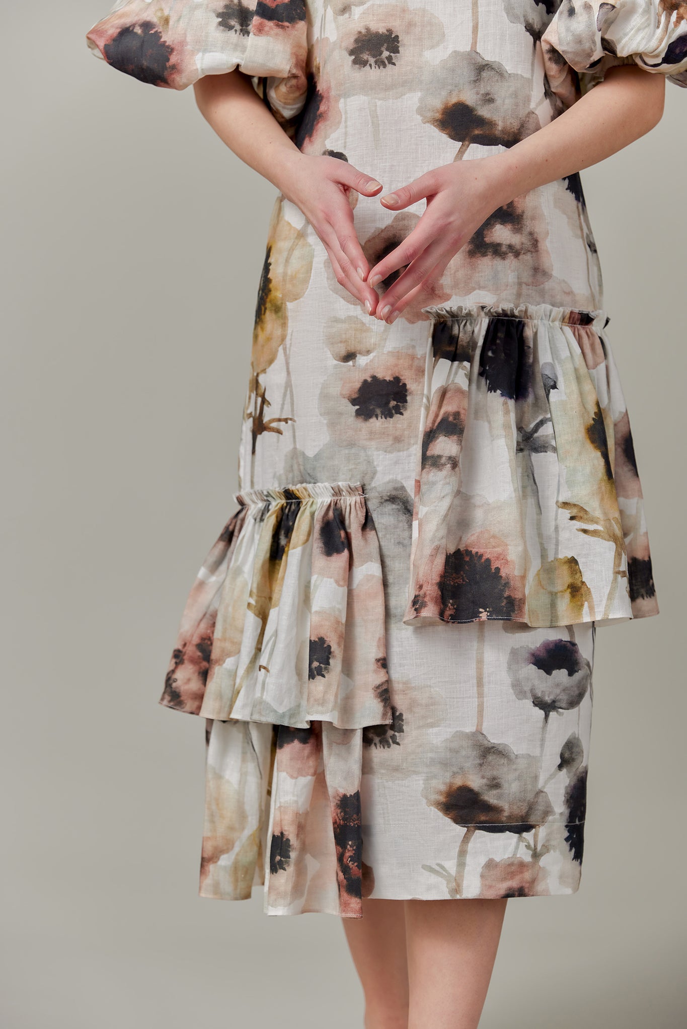 APPARALEL LINEN MAXI DRESS