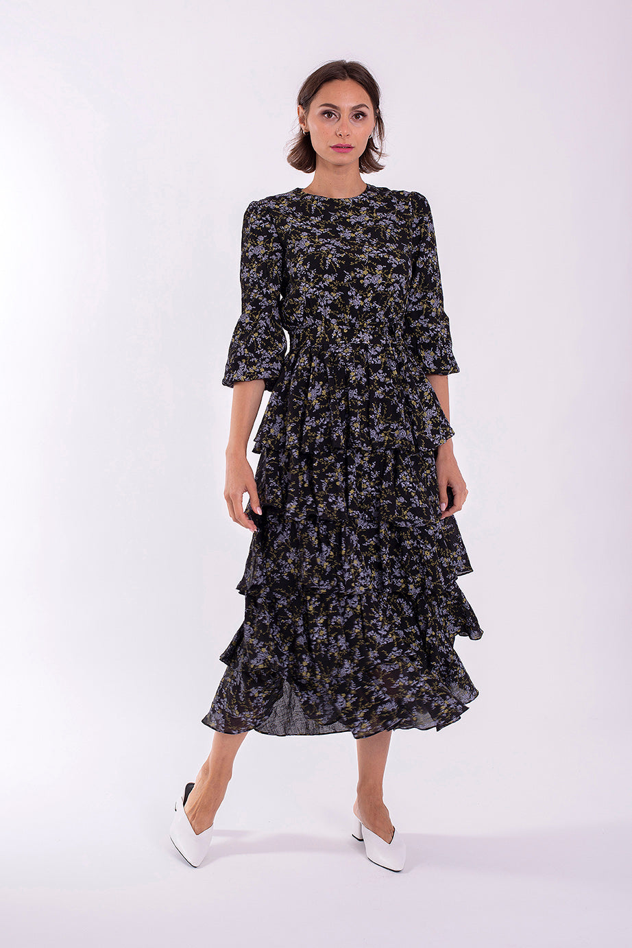 CONCEPT FLORAL LAYERED MAXI