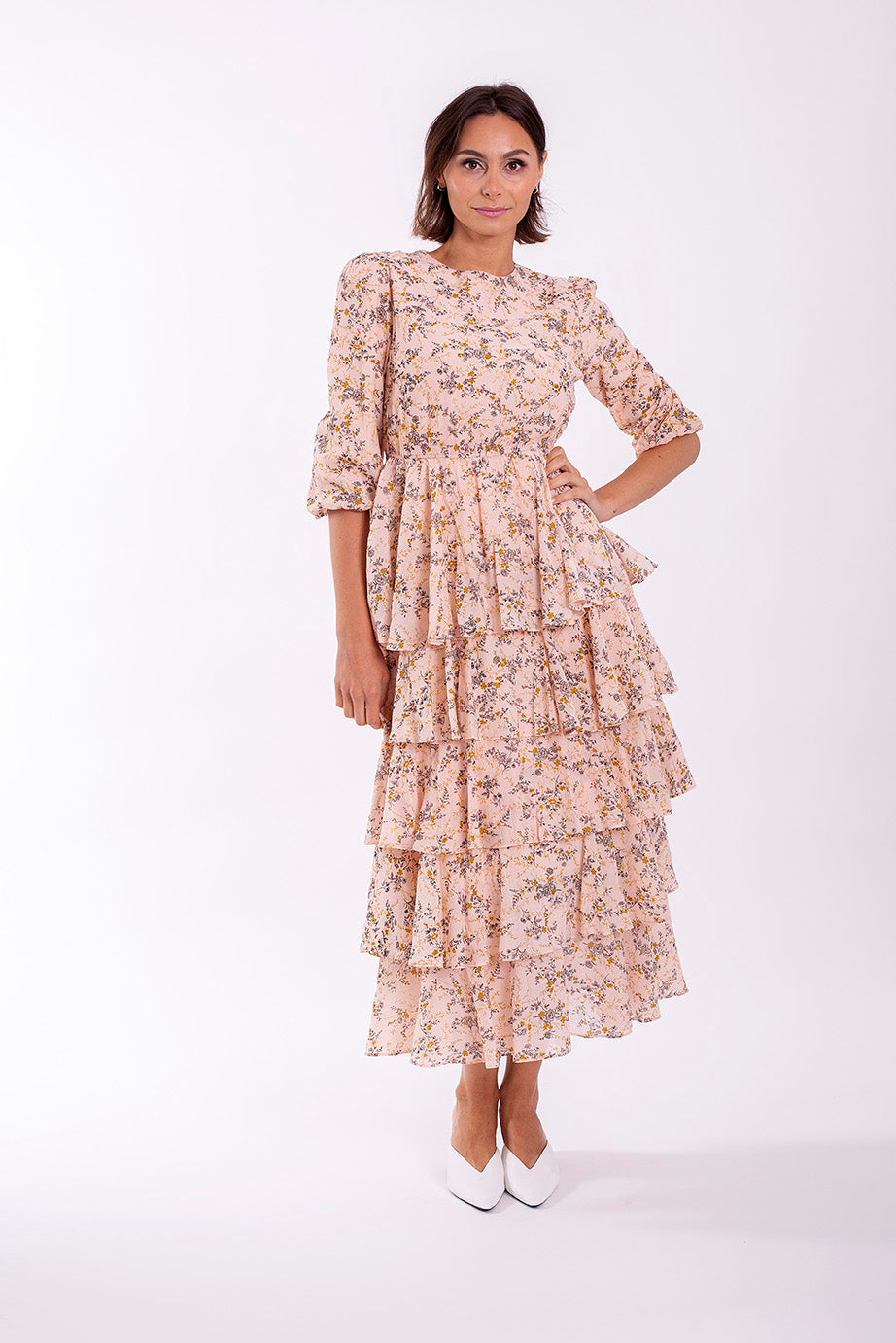 CONCEPT FLORAL LAYERED MAXI