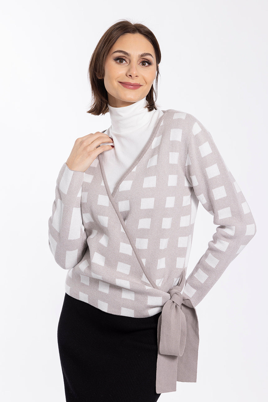 CONCEPT BOXED WRAPPED CARDI