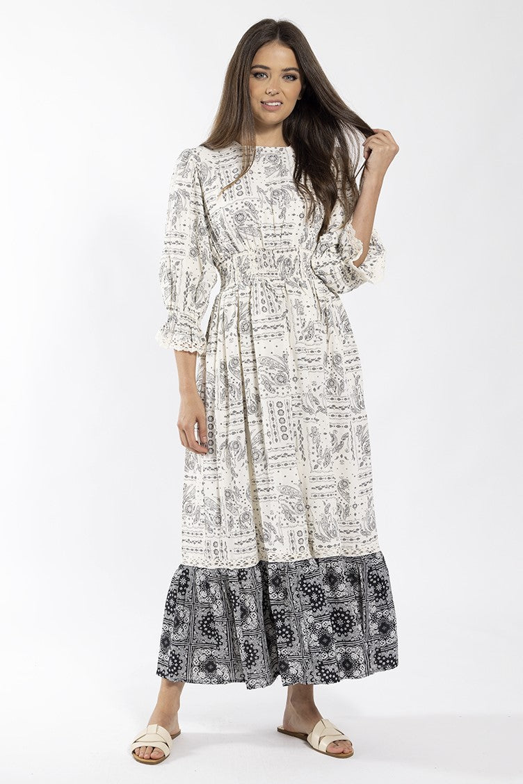 CONCEPT BANDANA MIDI DRESS