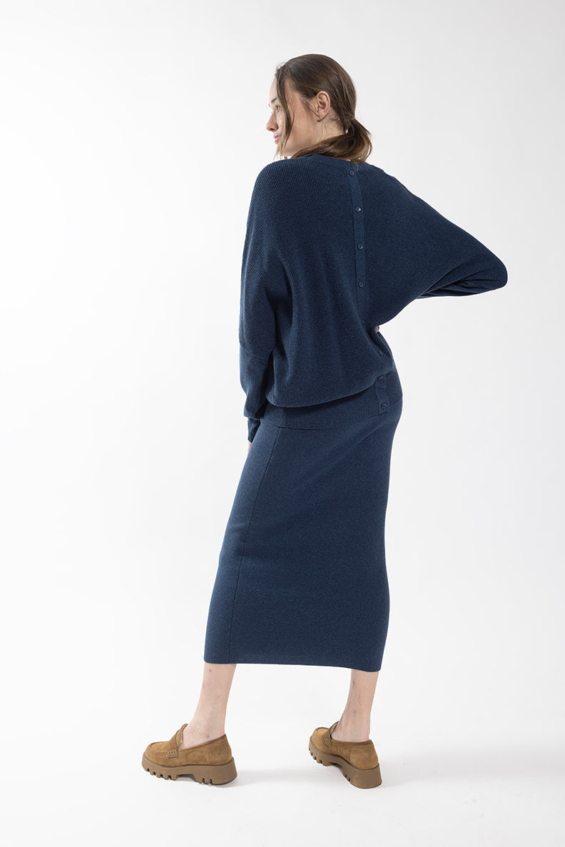 CONCEPT WAFFLE DOLMAN CARDI