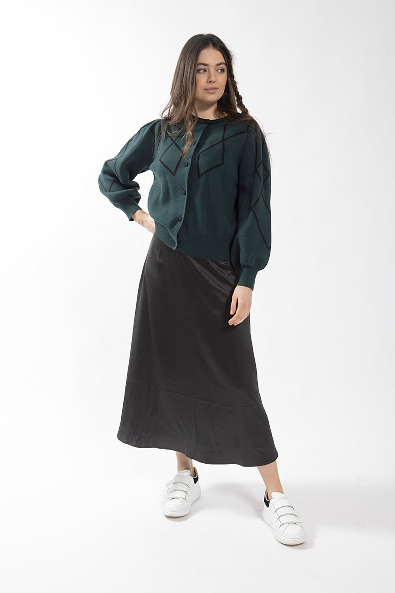 CONCEPT VINTAGE DIAMOND CARDI