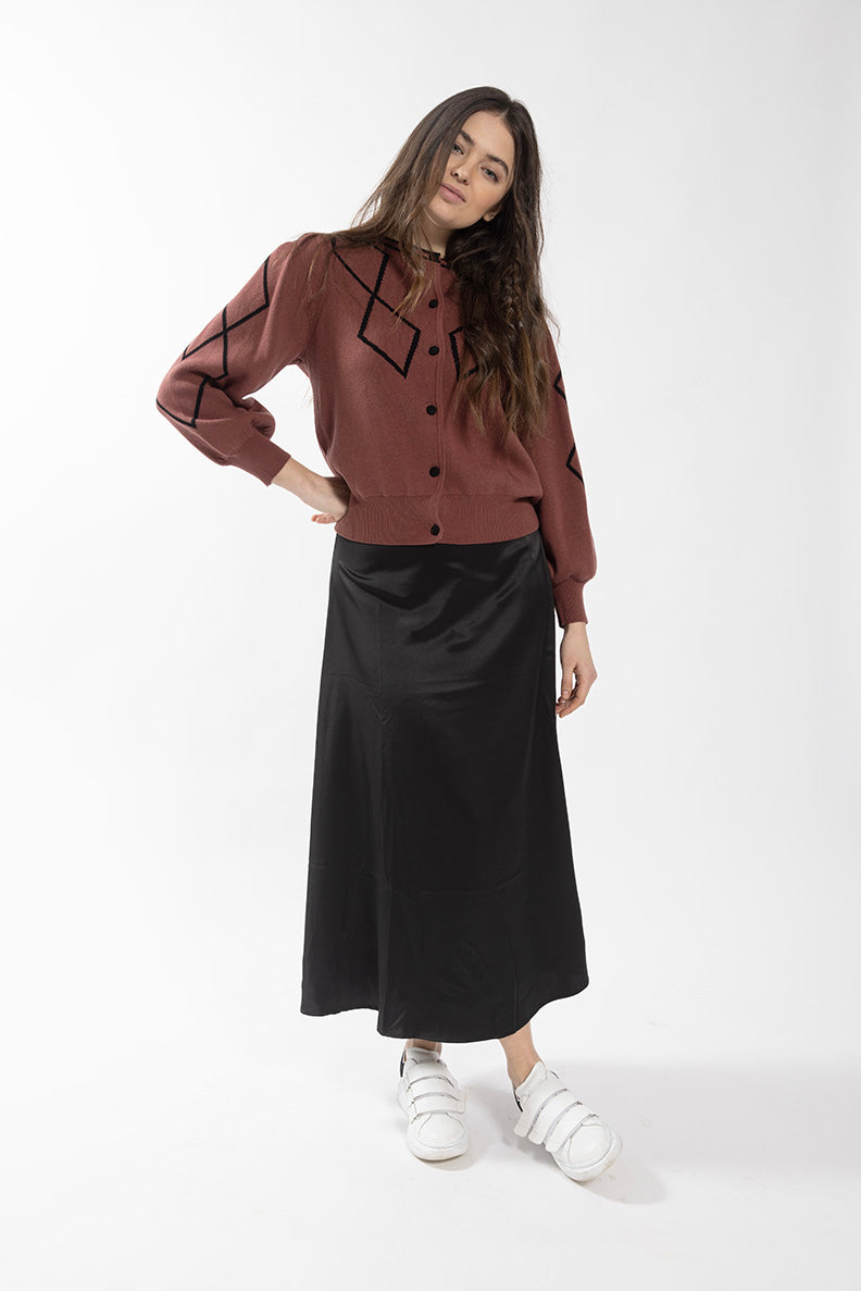 CONCEPT VINTAGE DIAMOND CARDI