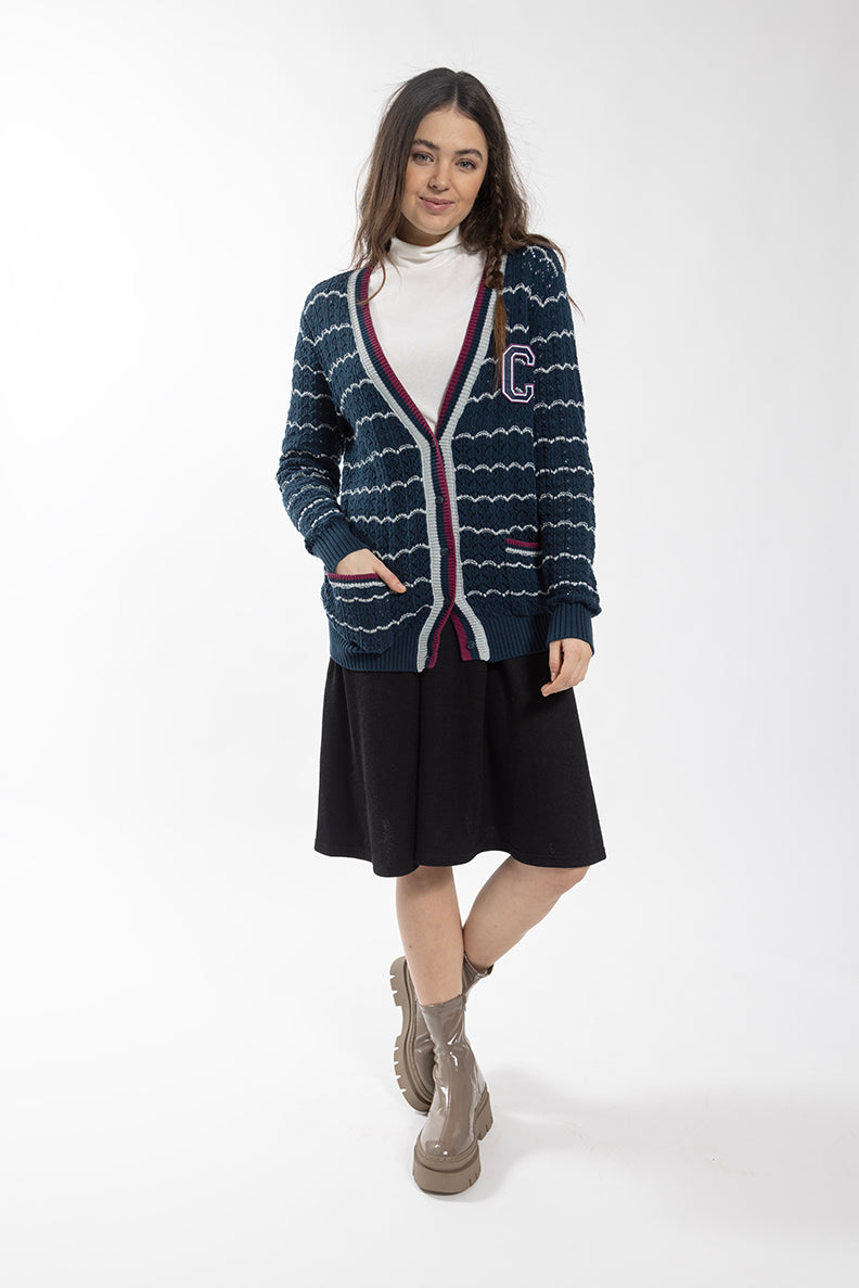 CONCEPT VARSITY CARDIGAN