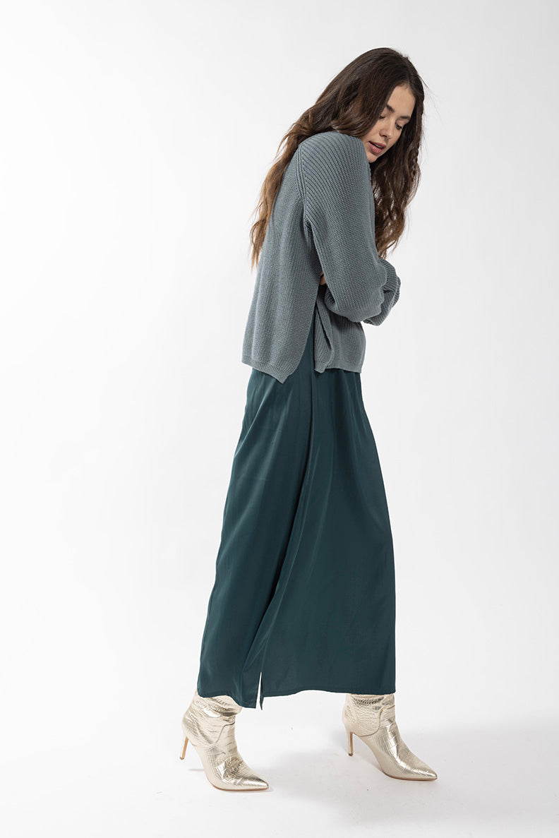 CONCEPT SIDE SLIT SWEATER