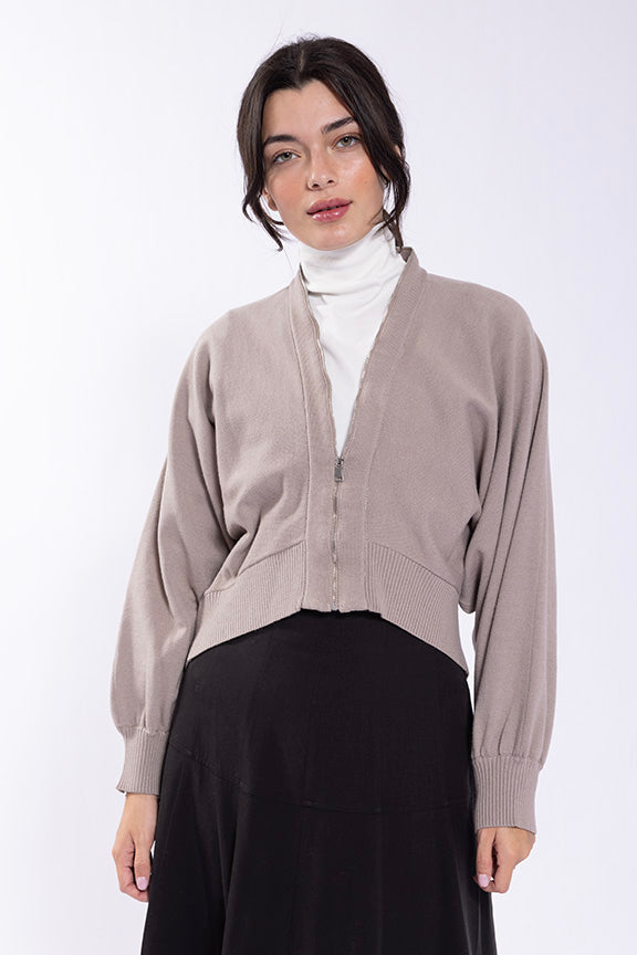 Concept Zip Front Sweater