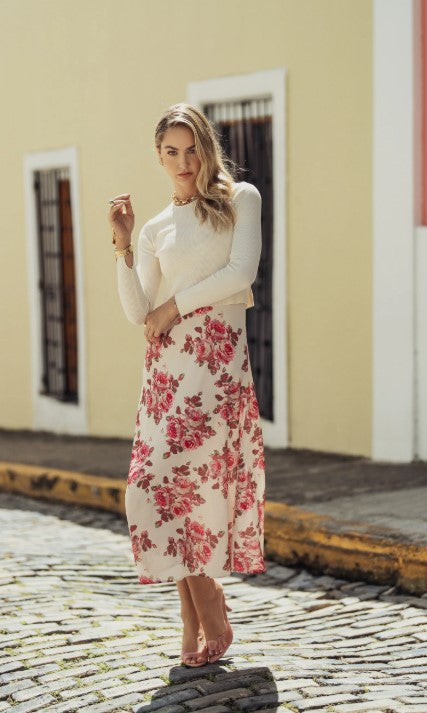 BLISS COMBO SLIP DRESS