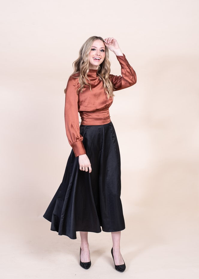 BELLE TRIANGLE PANELED SKIRT