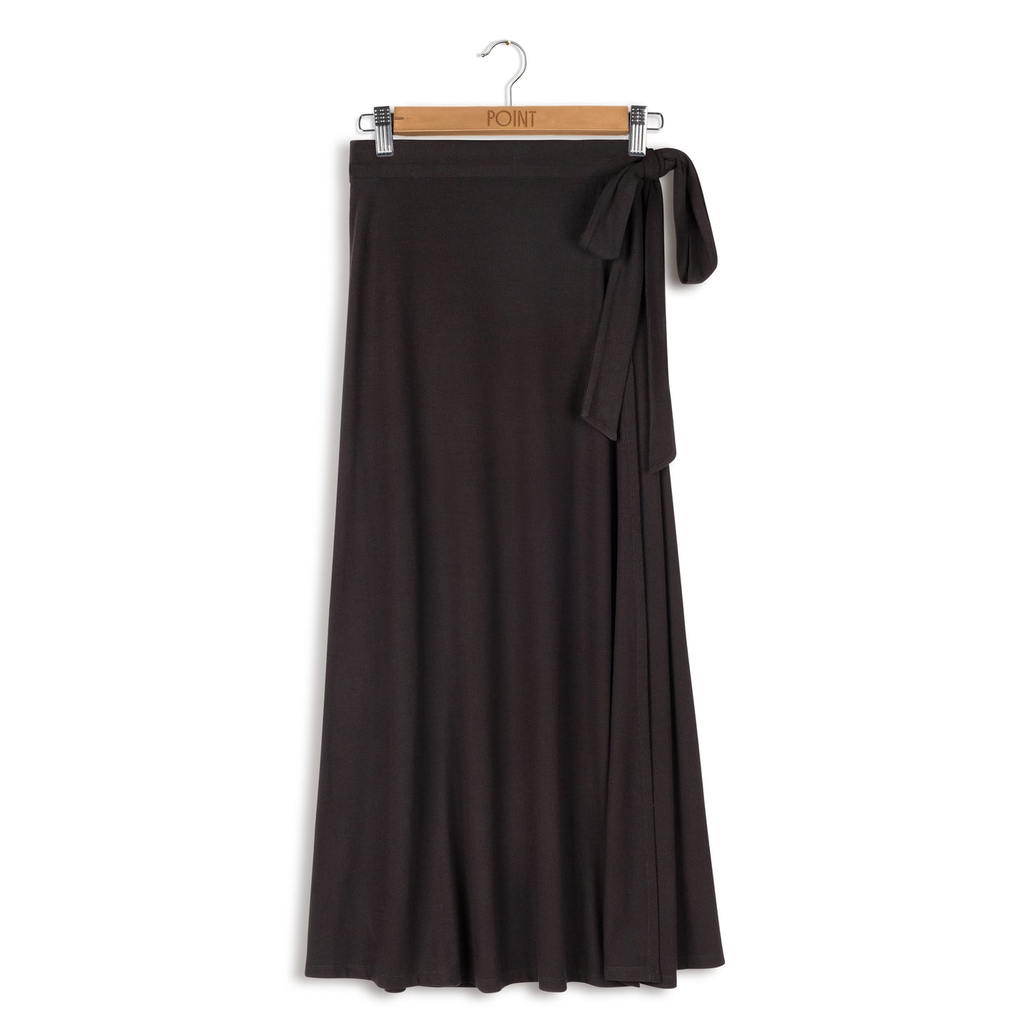 POINT SIDE WRAP SKIRT