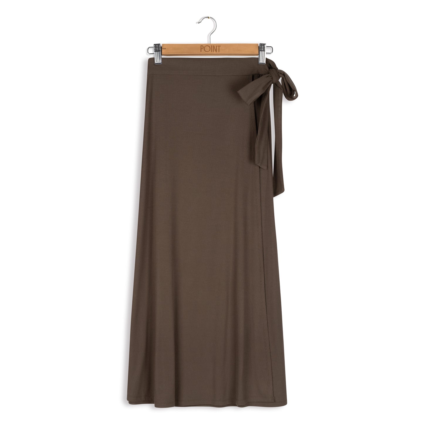 POINT SIDE WRAP SKIRT