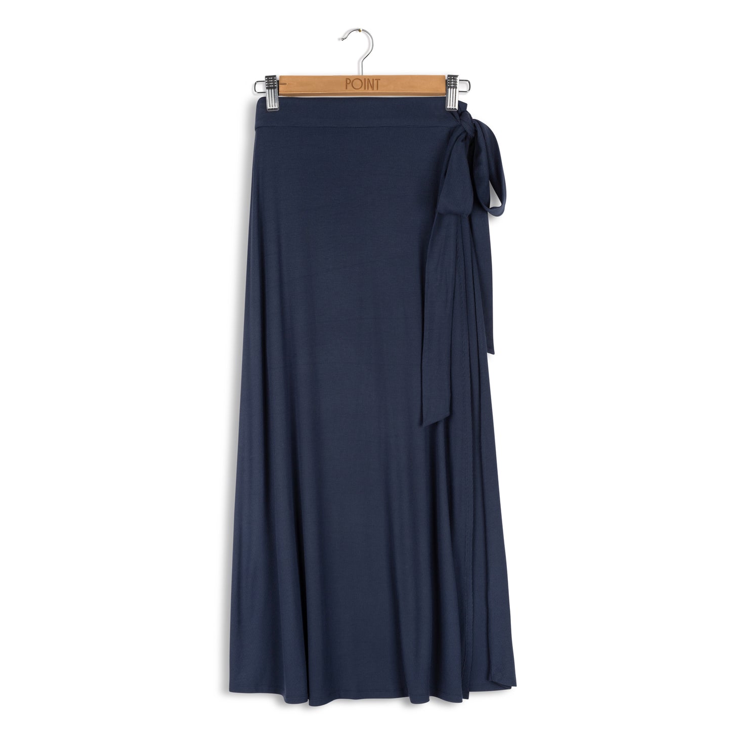 POINT SIDE WRAP SKIRT