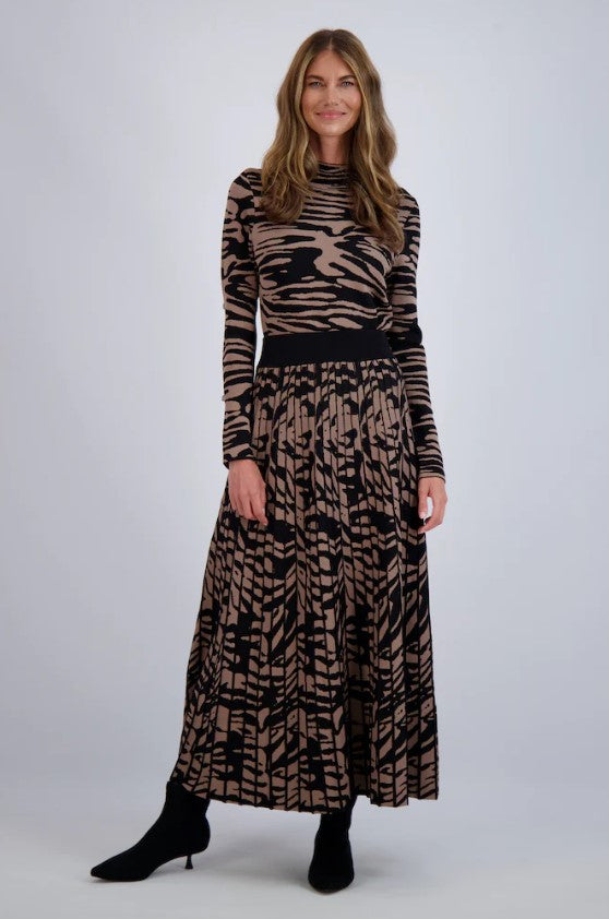 PASHMINA KNIT PRINTED MAXI SET