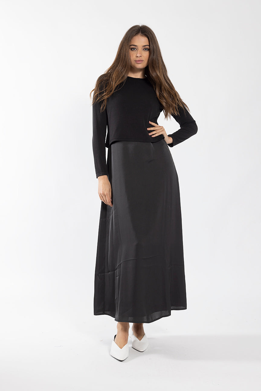 LATITUDE SWEATER + SLIP DRESS SET