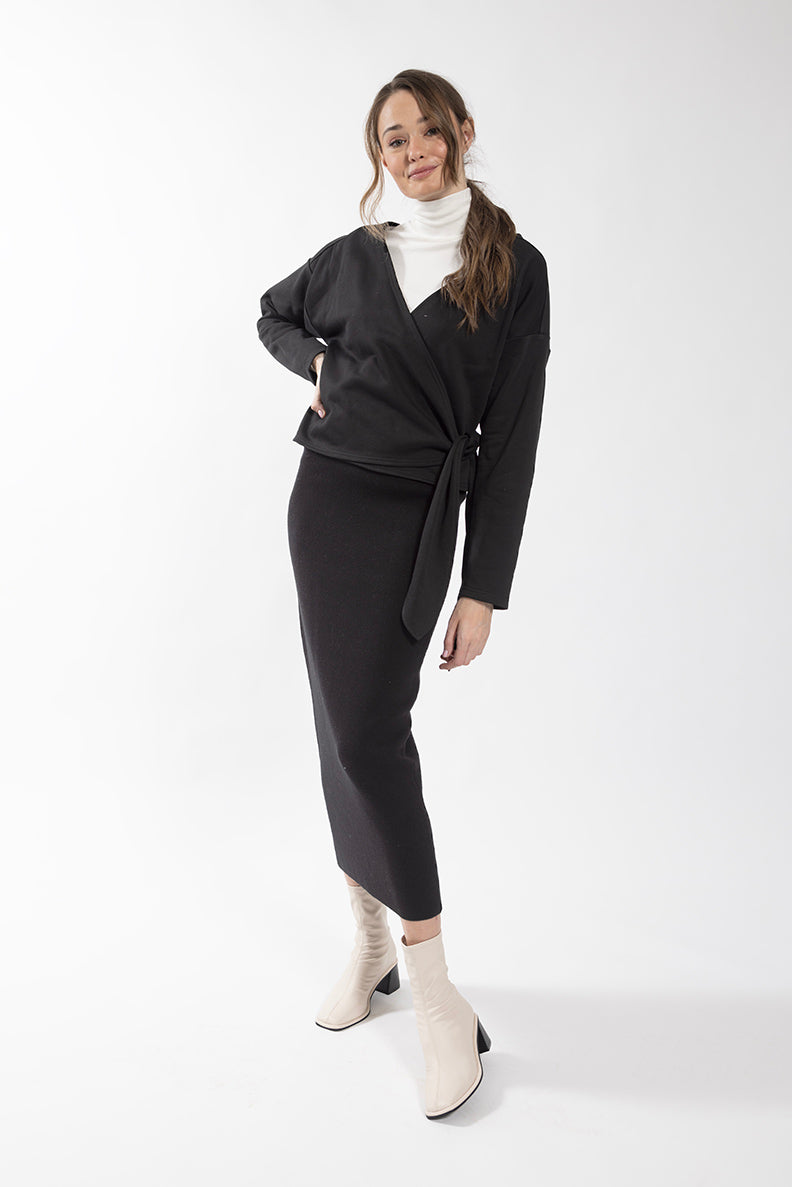 LATITUDE WRAP SWEATSHIRT