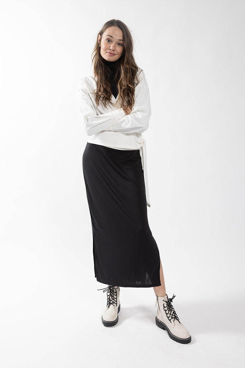 LATITUDE WRAP SWEATSHIRT