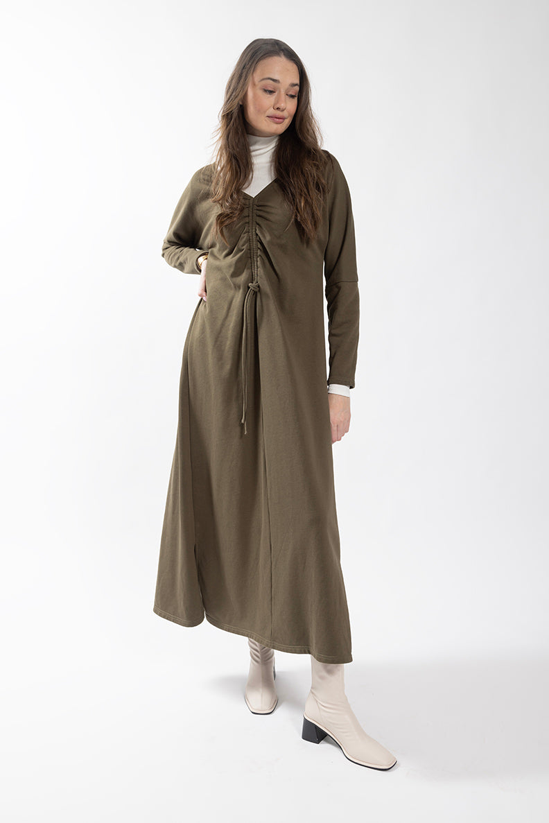 LATITUDE PULLY SWEATSHIRT DRESS