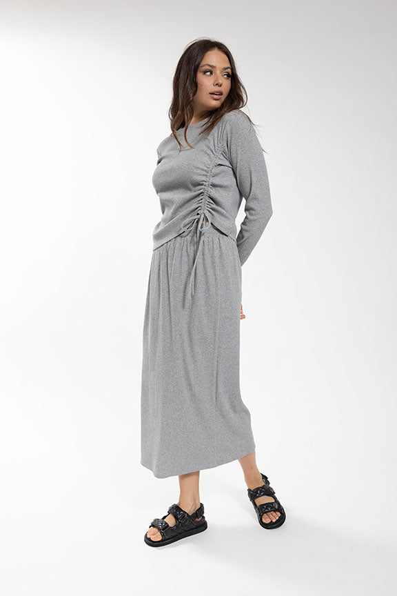 LATITUDE Ribbed Pull Side Tee