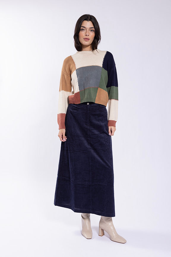 Latitude Basic Corduroy Skirt