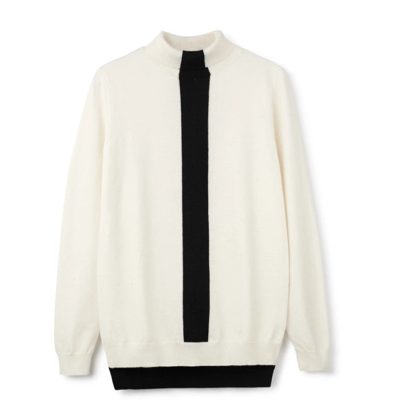 IN:05 KNIT TOP W STRIPE