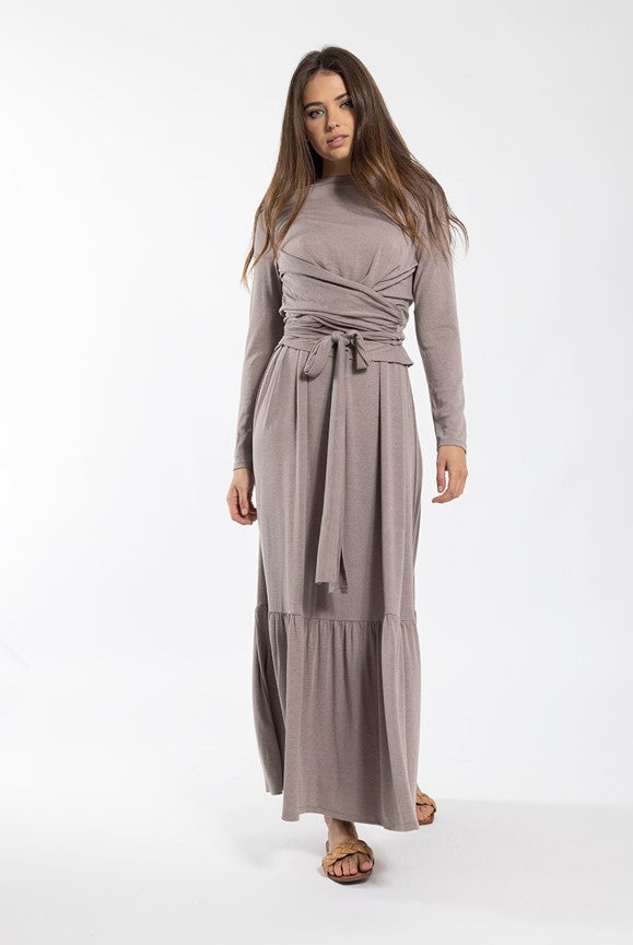 MONN BUTTER WRAP TOP