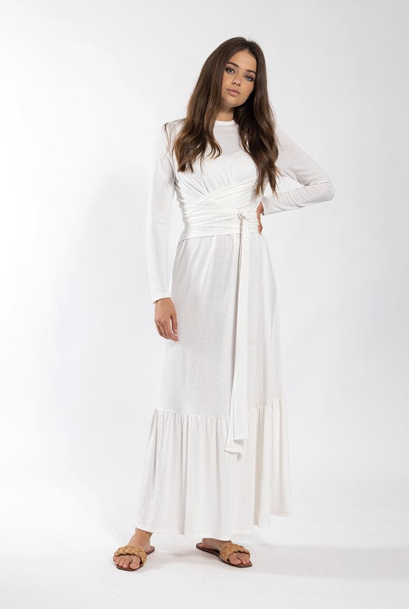 MONN BUTTER WRAP TOP