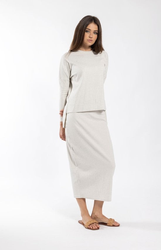 MONN WIDE RIB TEE