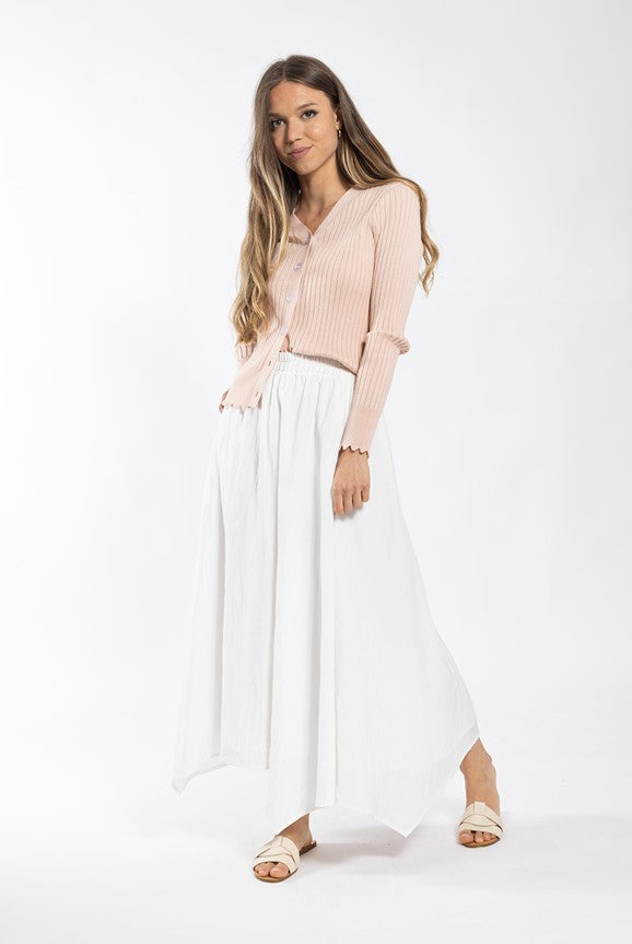MONN RIBBED CARDIGAN
