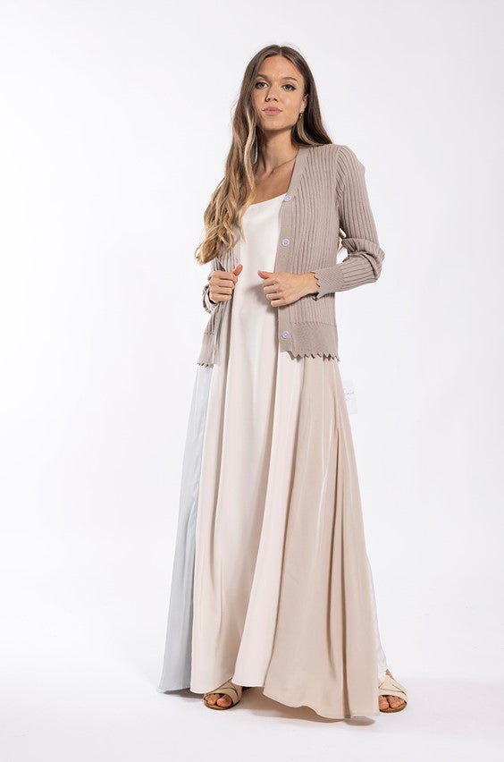 MONN RIBBED CARDIGAN