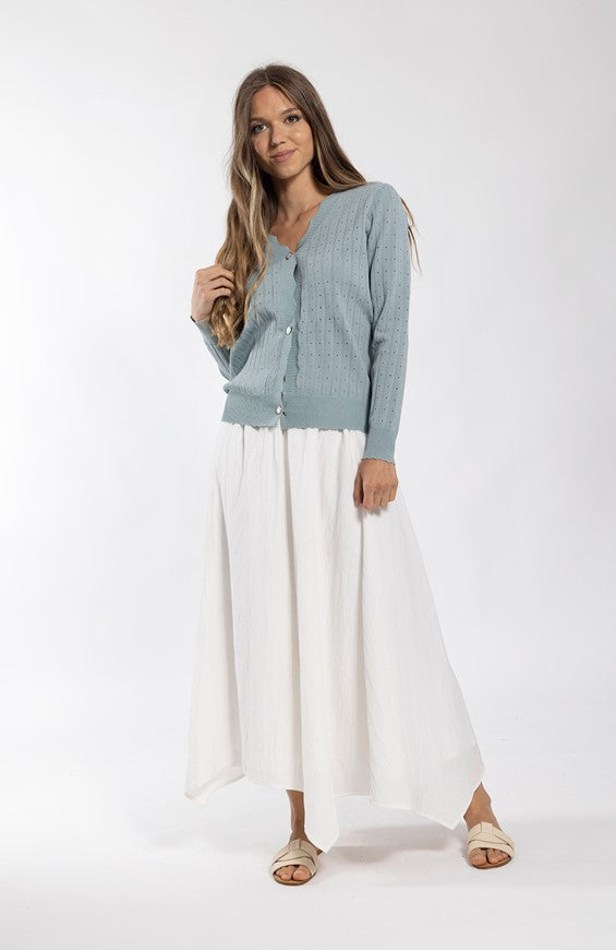 MONN POINTELLE CARDIGAN