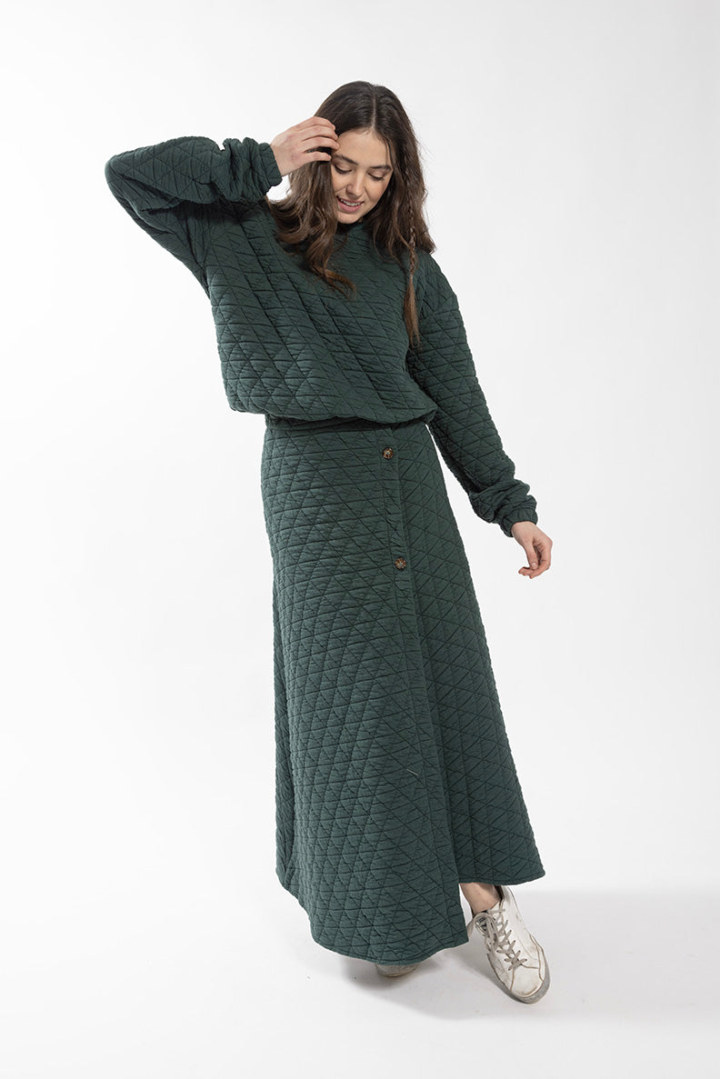 MONN QUILTED SWEATSHIRT