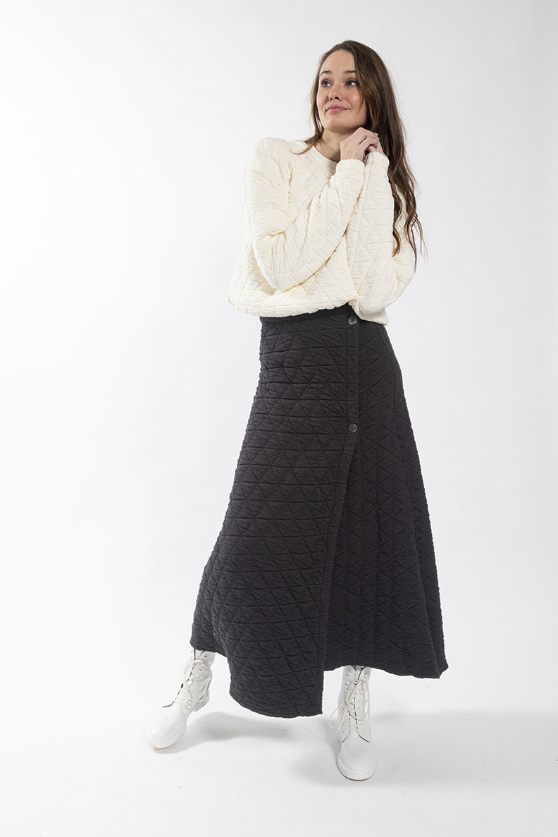 MONN QUILTED SWEATSHIRT