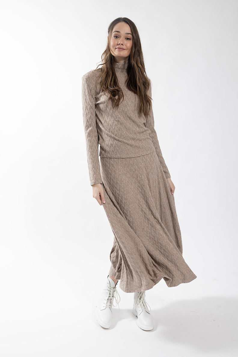 MONN CHEVRON SKIRT
