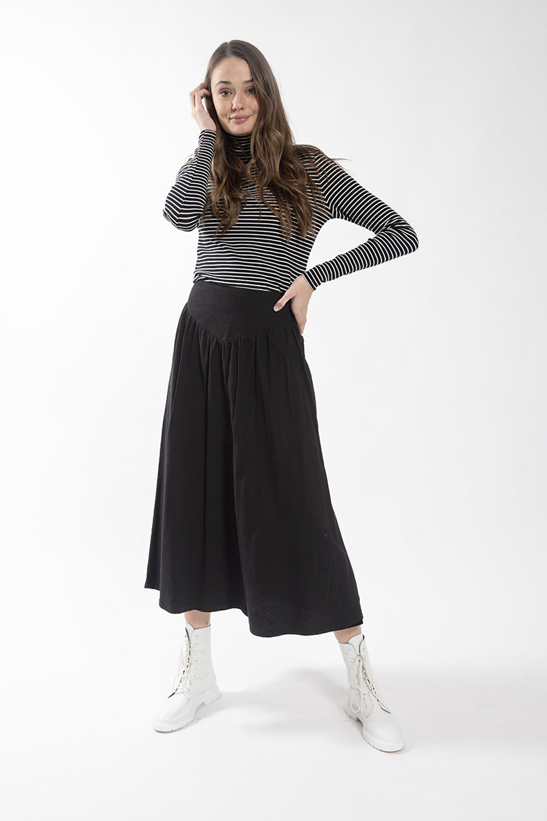 MONN STRIPED TURTLENECK