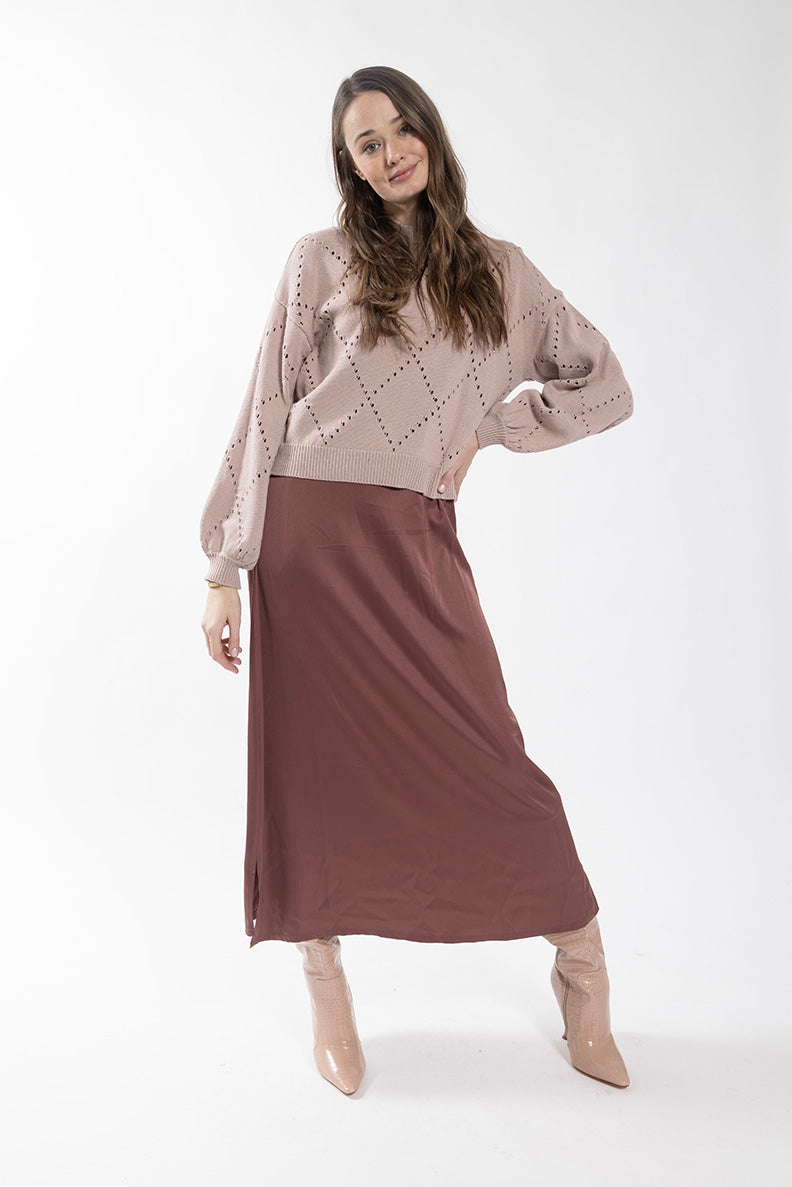 MONN SLEEVELESS SLIP DRESS