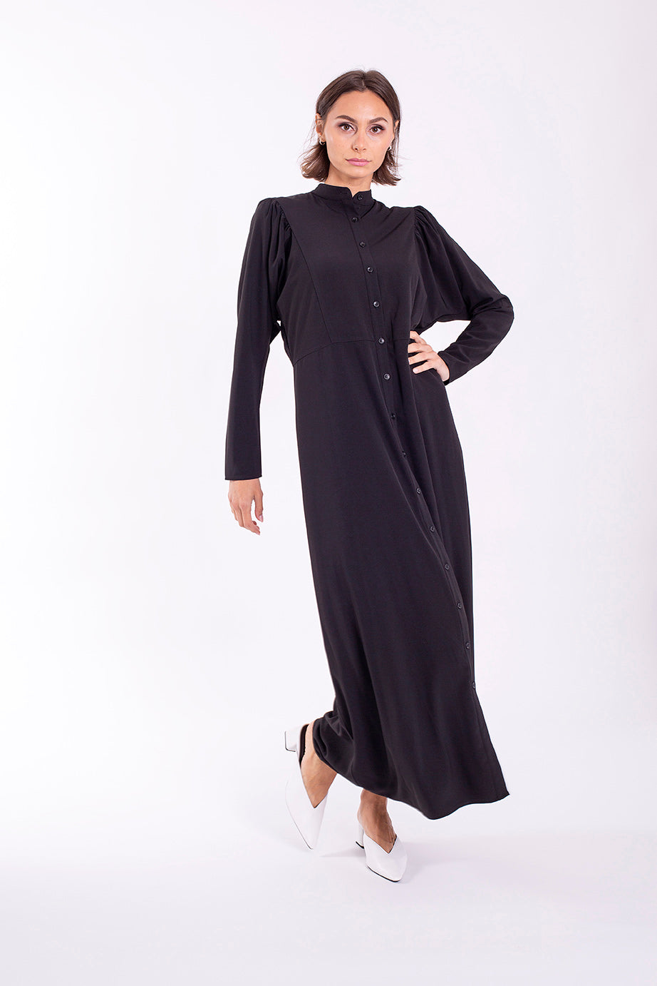 MAPLE & CLIFF DOLMAN MAXI DRESS