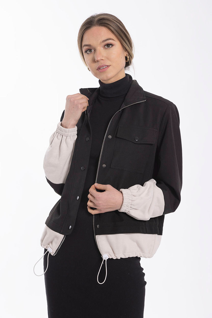 MAPLE & CLIFF COLORBLOCK JACKET