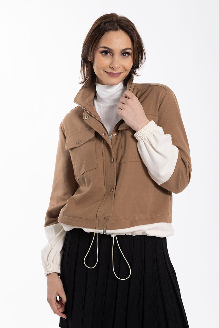 MAPLE & CLIFF COLORBLOCK JACKET