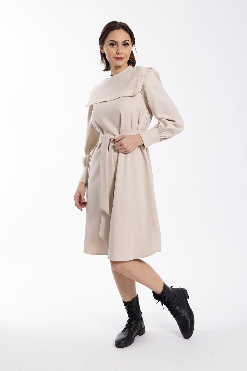 MAPLE & CLIFF SQUARE SAILOR COLLAR DRESS