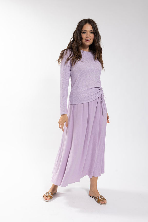 MAPLE & CLIFF Linen Circle Skirt