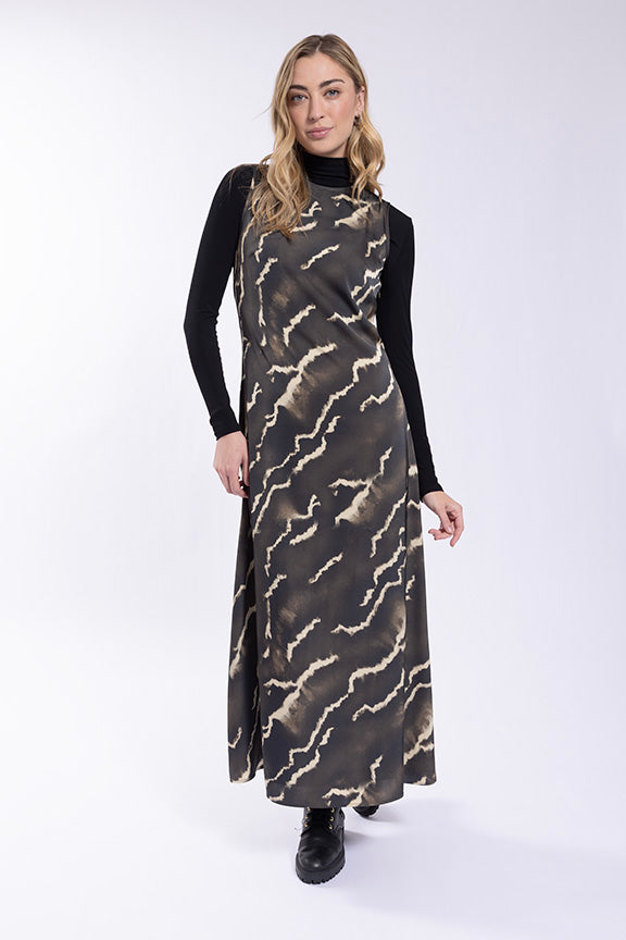 Maple & Cliff Printed Sheath Jumper