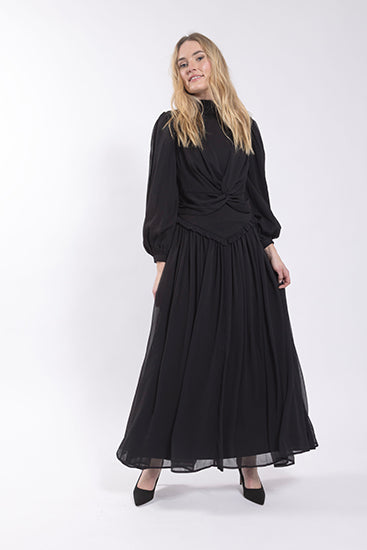 SOIE Twist Waist Drop Ruffle Dress Blew Boutique SOIE Twist Waist Drop Ruffle Dress Blew Boutique
