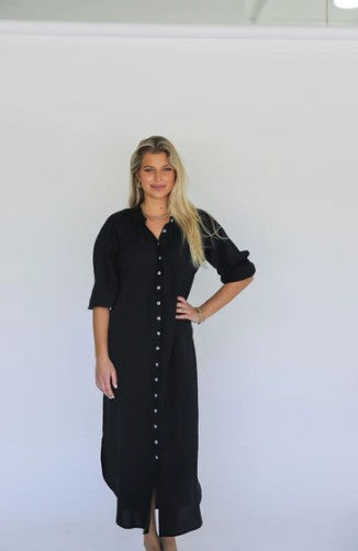 BY TESS SOPHIE BUTTONDOWN DRESS
