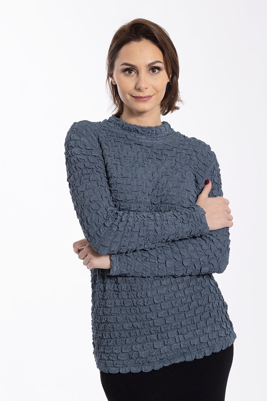 STATIC TEXTURED BUBBLE TOP