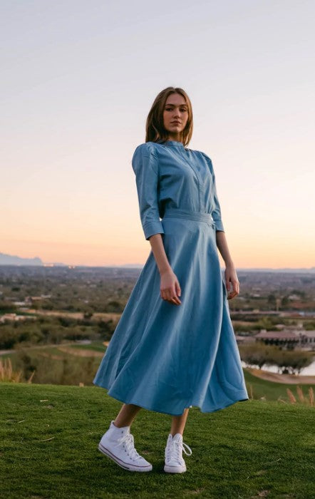 IN:05 CIRCLE MIDI SKIRT